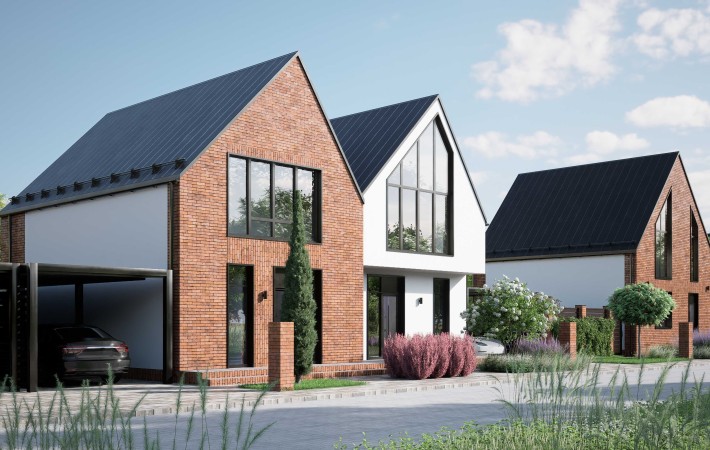 Дуплекс, таунхаус. Розтермінування від забудовника. с.Петропавлівське - фото 1