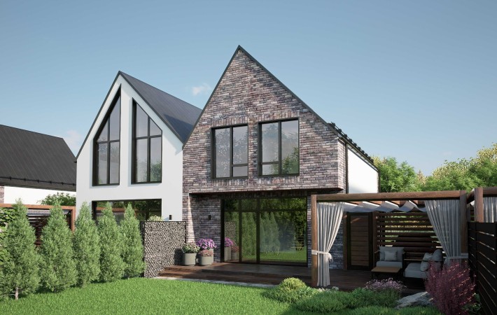 Дуплекси 85 кв.м та 95 кв.м з ділянкою 3 сот. - фото 1