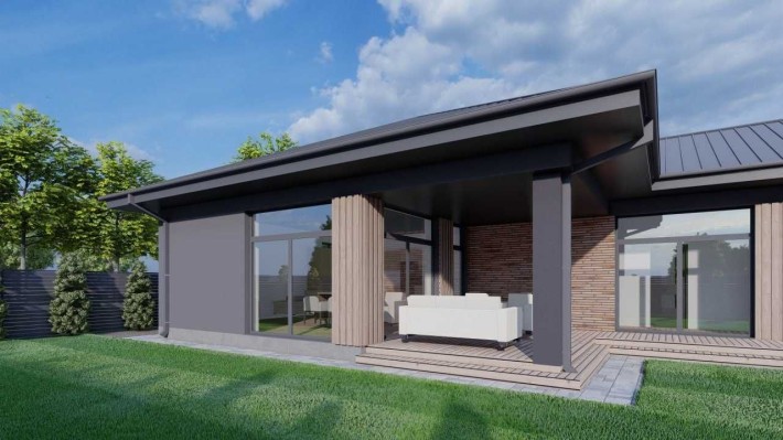 Одноповерховий будинок 120м2, 6 соток землі, Погреби, Зазимья Троєщина - фото 1