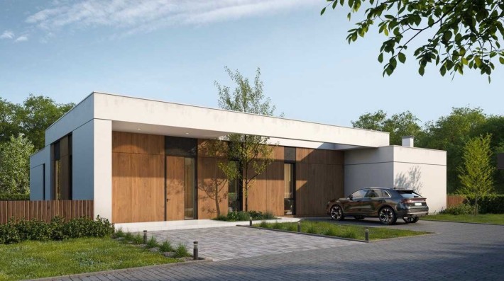 Проект Бланк - дом в 1 этаж в одном из лучших городков! Рославичи - фото 1