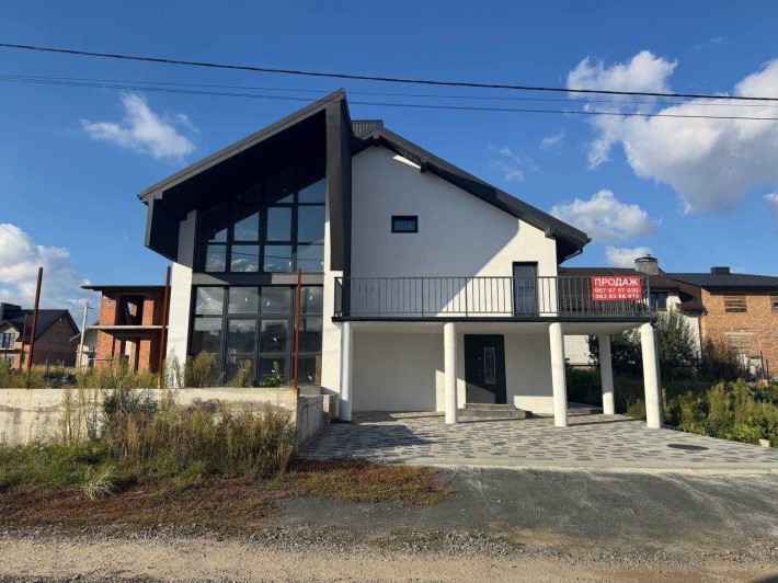 сучасний будинок у Винниках|190кв.м,4сот|готовий до вн.робіт - фото 1