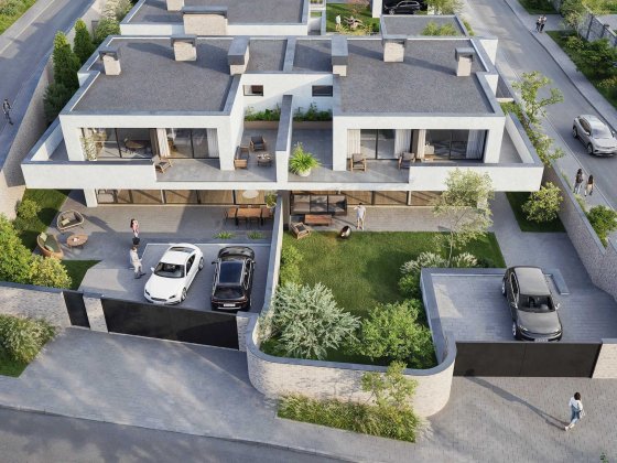 Спарені котеджі біля лісу, Брюховичі, вул. Нова 6, КМ Harmony Hill