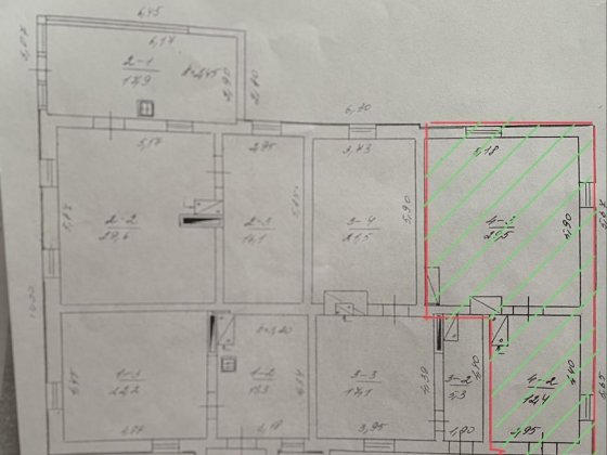 Продається частина будинку 48 м² м. Кобеляки у зручному районі міста Кобеляки