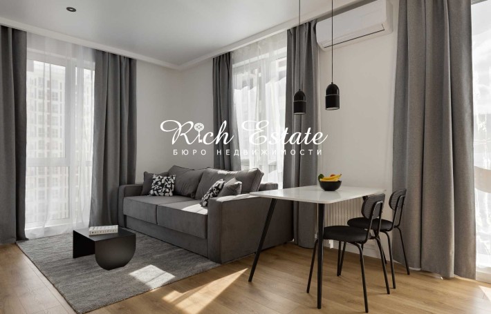 Нова Англія ЖК Новая Англия Максимовича 26-В кухня студия + комната - фото 1