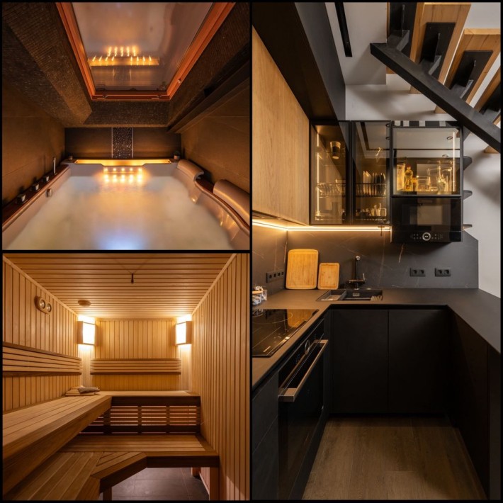 Квартира с сауной и джакузи. Двухуровнева в ЖК Комфорт таун. Аренда - фото 1