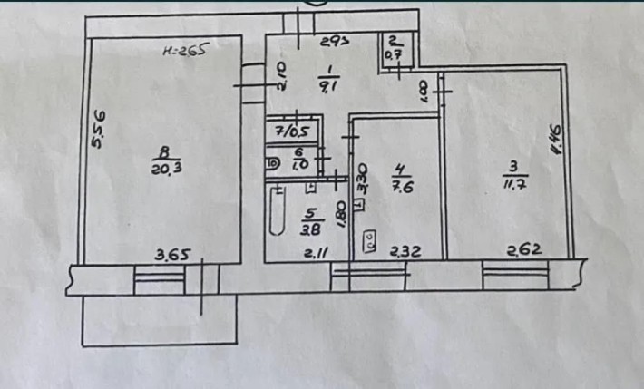 Сдам 2х комнатную метро Научная - фото 1