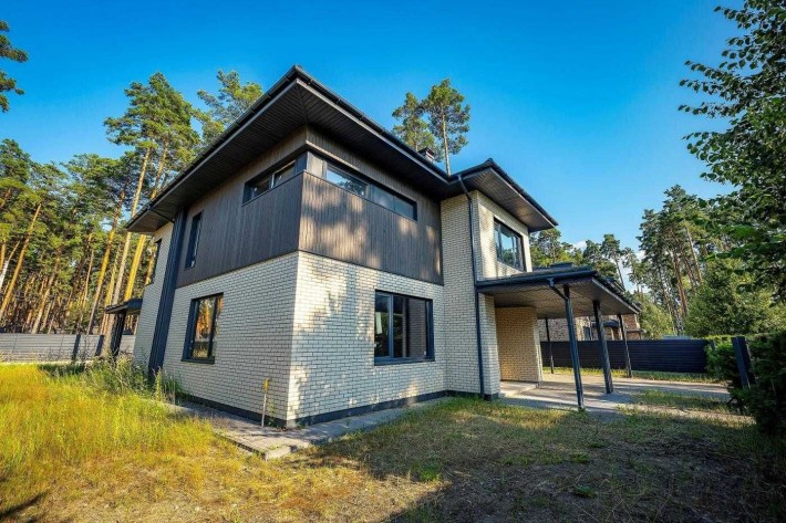 Якісний будинок Лісова Буча 192 м.кв. 9.8 сотки Газ Котеджне містечко - фото 1