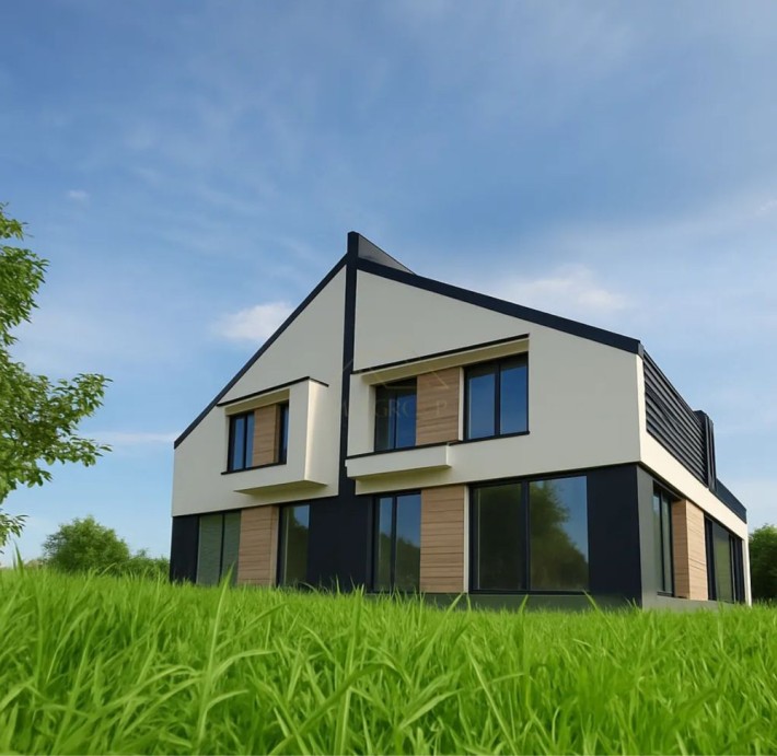 Є -ОСЕЛЯ - ГОТОВИЙ до РЕМОНТУ  сучасно збудований ДУПЛЕКС - фото 1