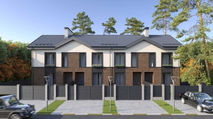 Нові таунхауси в Ірпені, всі комунікації центральні. - фото 1