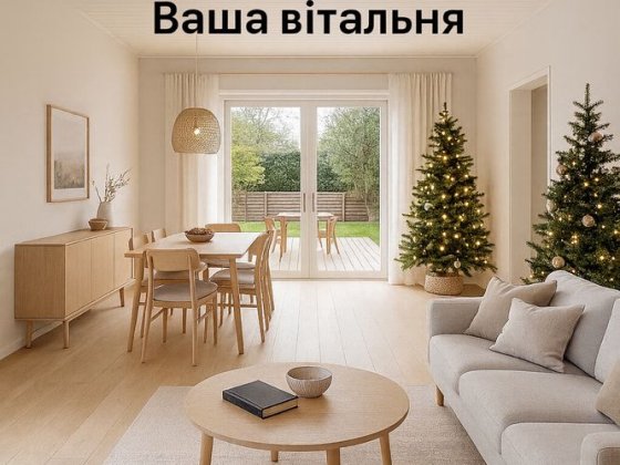 Двоповерховий будинок з видом на ліс у котеджному містечку Ирпень