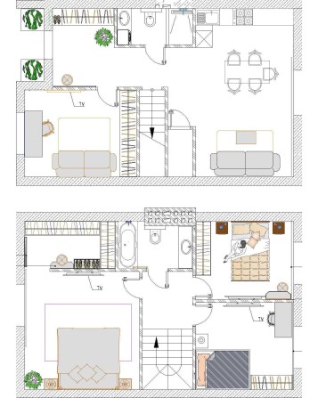 Великий Таунхаус Будинок кутовий з ремонтом, окремий вхід - фото 1