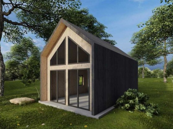 Енергоефективний будинок 100 м2 з СІП панелей в Білій Церкві Белая Церковь