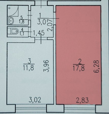 Продається велика кімната в гуртожитку "Айвенго" - фото 1