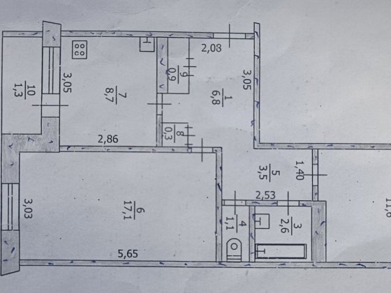 Продається 2х кімнатна квартира Павлоград