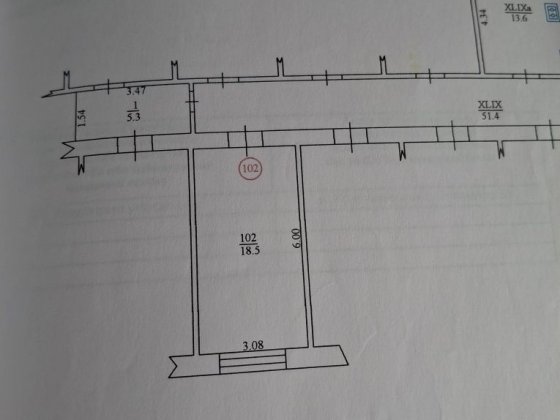 Продам велику кімнатну в гуртожитку нагірна частина. Кременчук