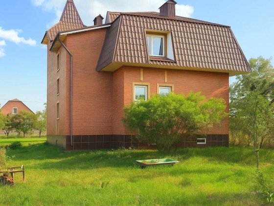 Двоповерховий Цегляний Будинок. 30 Соток. Металопластикові вікна. Полтава