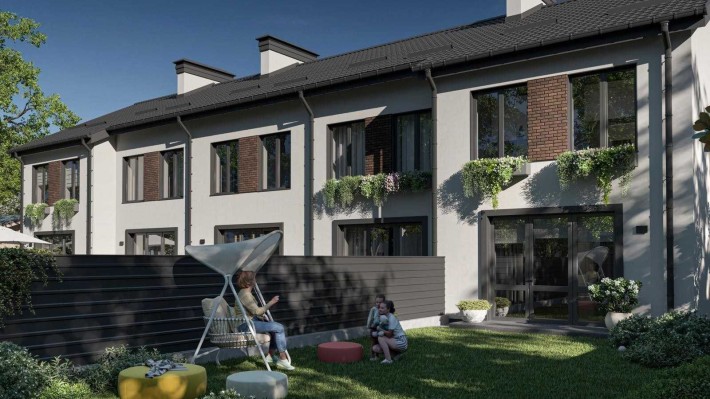 Таунхаус в центрі Ірпеня з великим подвір'ям, окримі передні двори!!! - фото 1