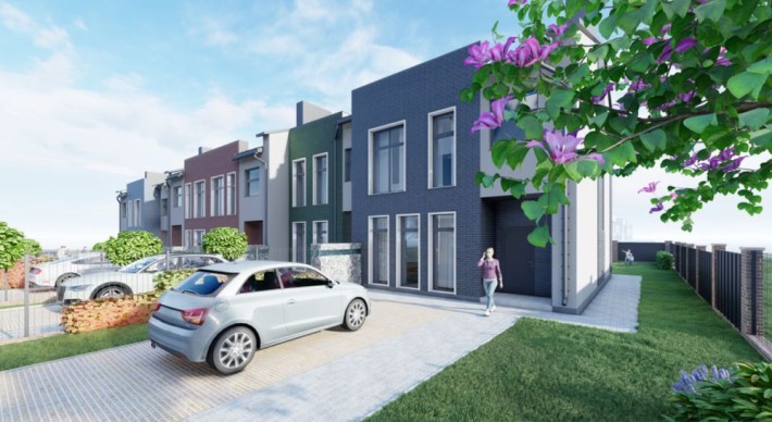 Кутовий котедж із власною ділянкою - фото 1