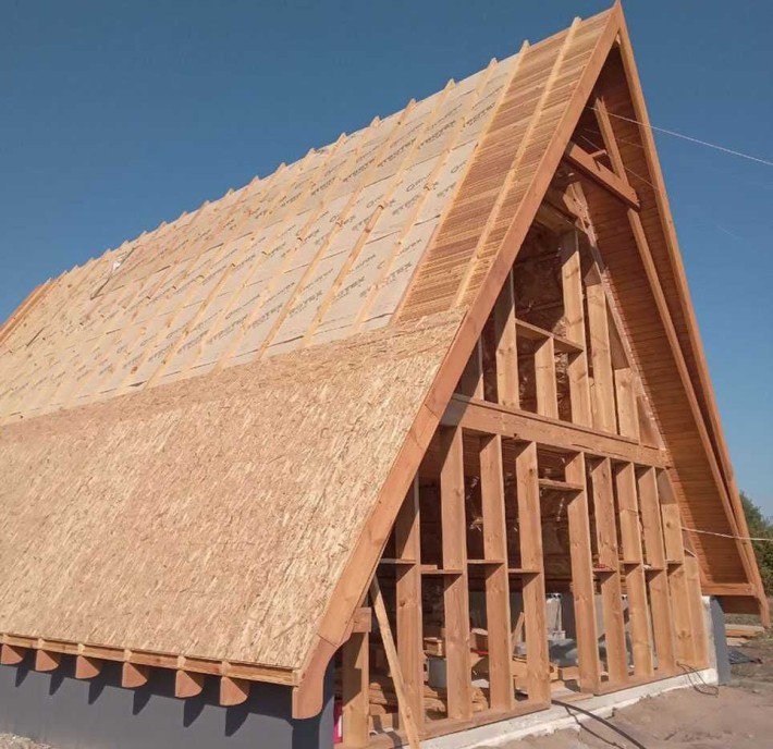 Домокомплект альпійське шале з фундаментом без ділянки - фото 1