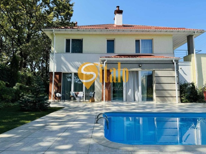 Будинок з якісним ремонтом, басейном, 10 соток, Осокорки, Виноградна - фото 1