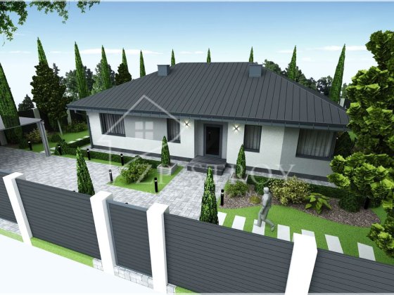 Одноэтажный дом на Правом