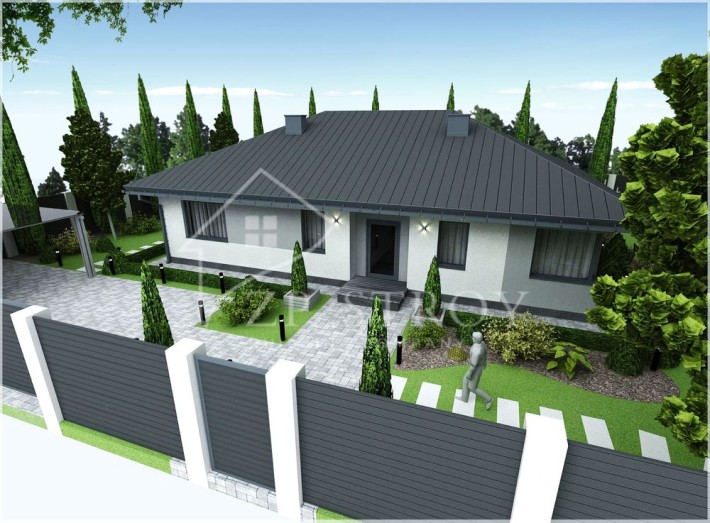 Одноэтажный дом на Правом - фото 1