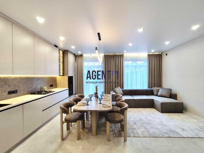 Продаж дуплекса з ремонтом, велика ділянка, Петропавлівська Борщагівка - фото 1