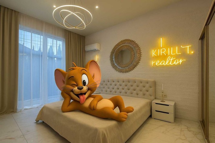 Аренда дома 3к Новоалександровка 140м2 с бассейном Кристальный - фото 1