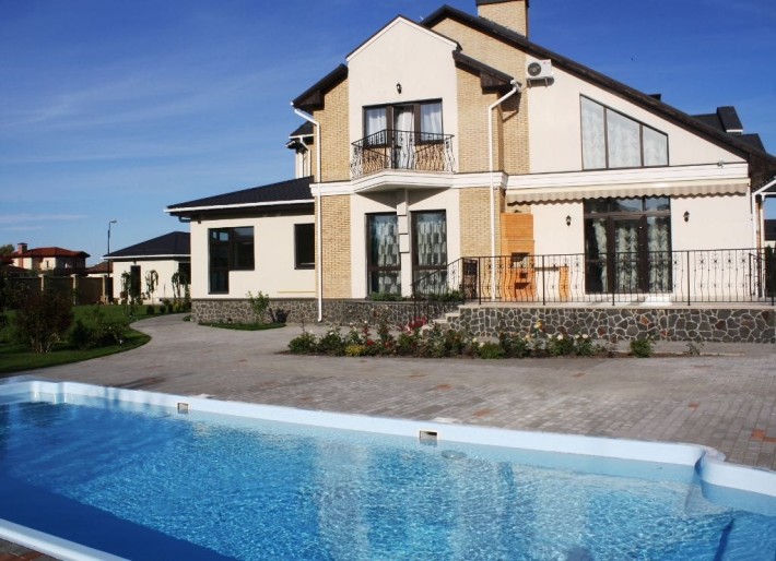 Конча -Заспа. Б.Дамба. 50 сот. с выходом на Днепр. 5 спал, дом охраны. - фото 1