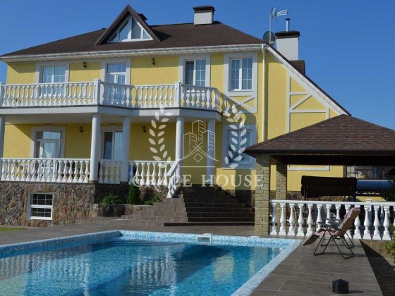 БЕЗ% Аренда роскошного дома с бассейном и подвалом Конча-Заспа Козин Козин