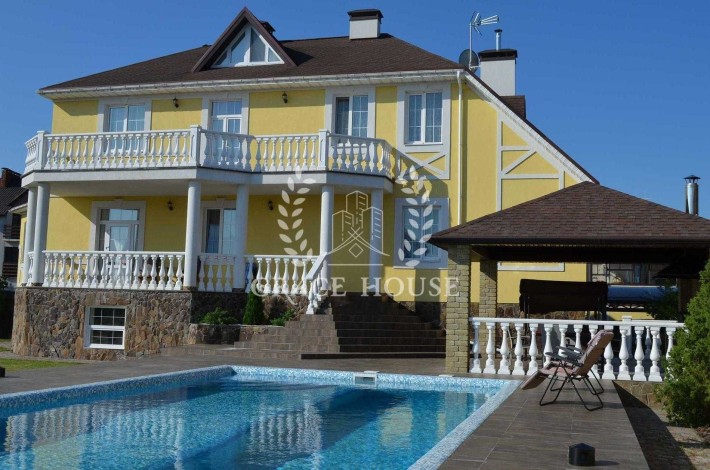 БЕЗ% Аренда роскошного дома с бассейном и подвалом Конча-Заспа Козин - фото 1