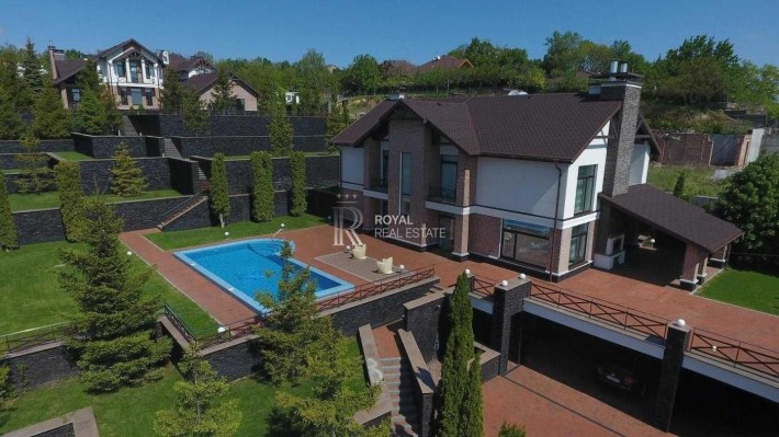 Оренда Будинок 3-к 450 м.кв Лісники КМ Зелений Гай Сауна Генератор - фото 1