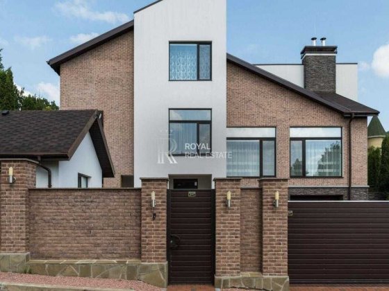 Оренда Будинок 4-к 590 м.кв  Лісники КМ Зелений Гай Сауна Камін Гараж Лесники