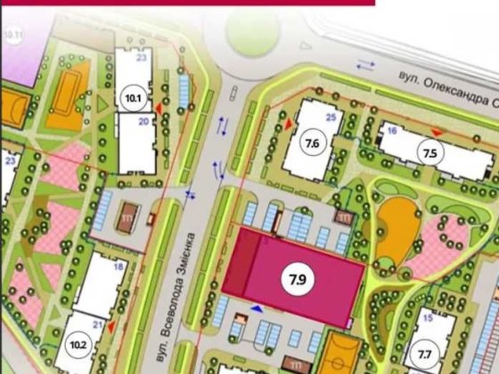 •	Паркомісце із зарядкою для електромобіля. Змієнка 32 Киев