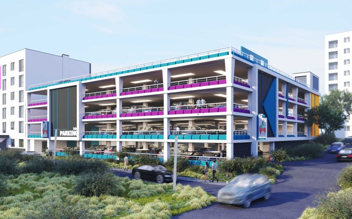 Паркомісця в багаторівневому паркінгу - фото 1