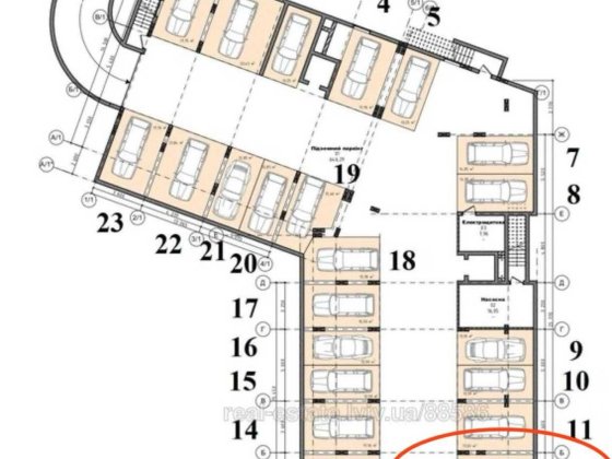 Продаж Паркомісця, 17.7 м2, вулиця Мечникова, 39А Львів
