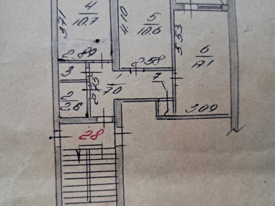 Продам двухкомнатную квартиру с.Бриточка Білгород-Дністровський