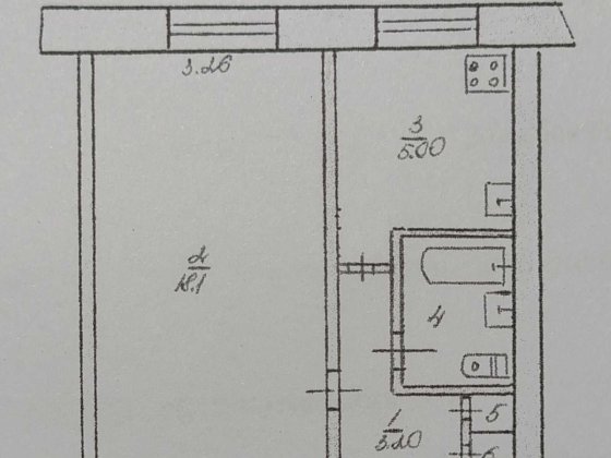 Продам однокомнатную квартиру Rn Кам'янське