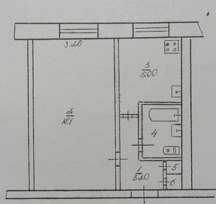 Продам однокомнатную квартиру Rn - фото 1