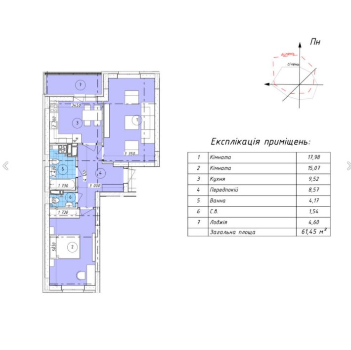 2х кімнатна квартира м Вишневе Променада, будинок введений в експ. - фото 1