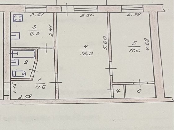 Продам от владельца 2 комнатную квартиру Кам'янське