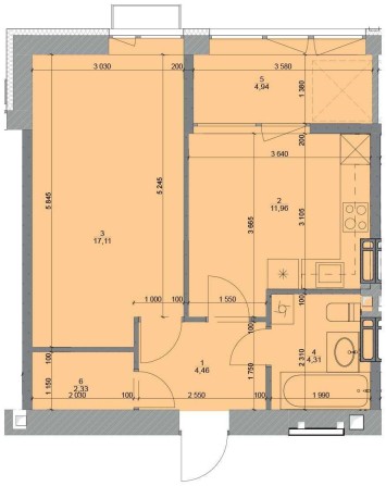 Продаж 1 -кімнатна квартира "Вишгород Сіті Парк", центр міста - фото 1