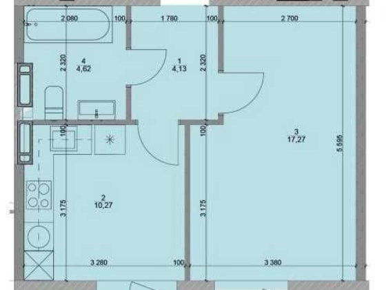 Однокімнатна квартира , в цегляному будинку Вишгород Сіті парк Вышгород