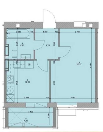 Однокімнатна квартира , в цегляному будинку Вишгород Сіті парк - фото 1
