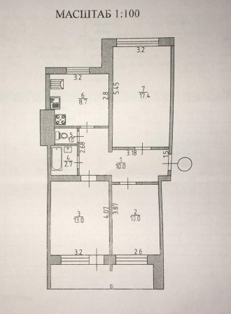 Продаж 3кім. квартири - фото 1