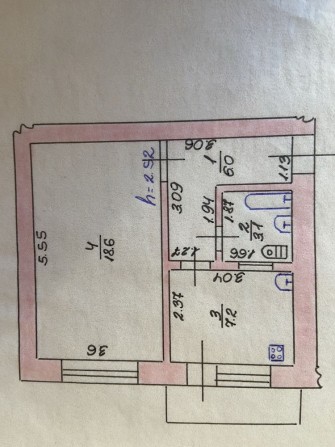 Продается 1-ком.киевского проекта, 4/5, середина в районе 9 школы - фото 1