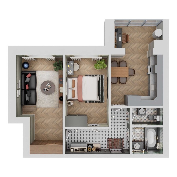 2-Кімнатна! 10-р Виплата. Від забудовника! - фото 1