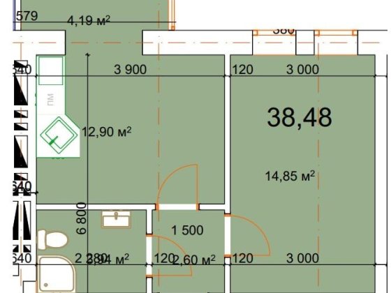 Продається 1 кімнатна квартира в м.Калуш Калуш