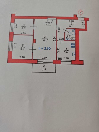 Продається трьохкімнатна квартира в м.Ківерці - фото 1