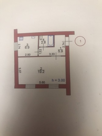 1 кімнатна квартира в центрі 1 поверх , під комерцію - фото 1